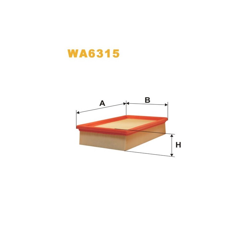 WA6315 Filtr Powietrza Wix