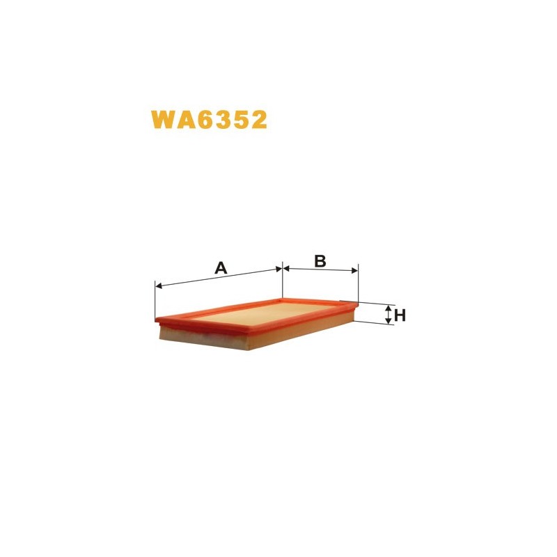WA6352 Filtr Powietrza Wix WA6352 Filtr Powietrza Wix