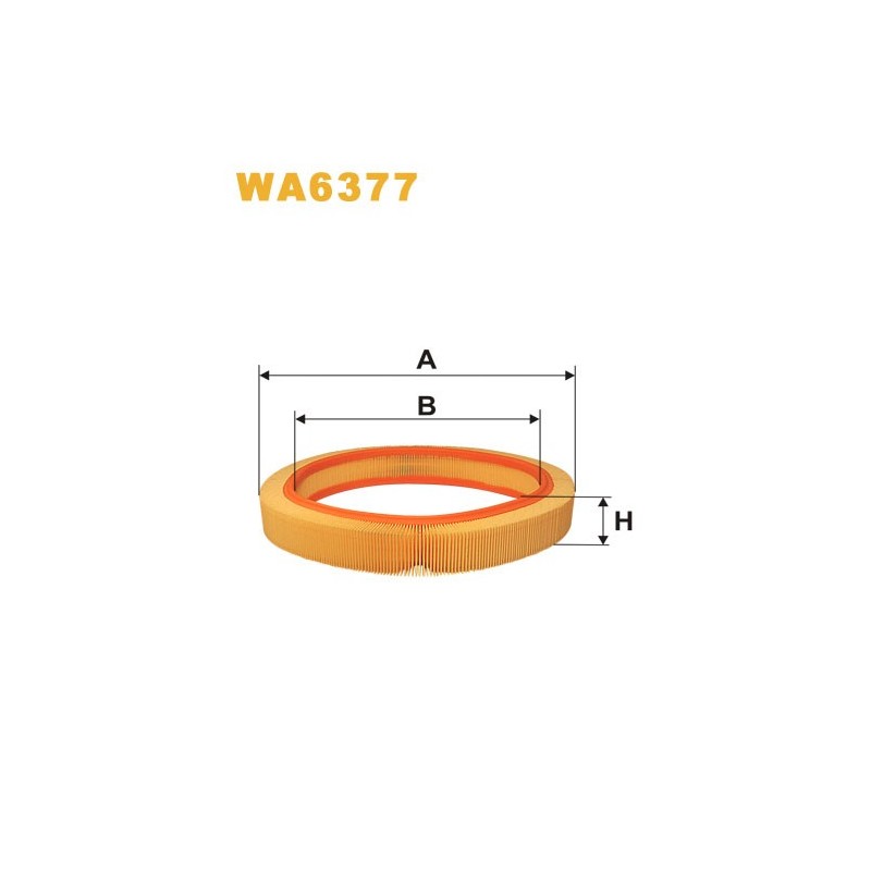 WA6377 Filtr Powietrza Wix