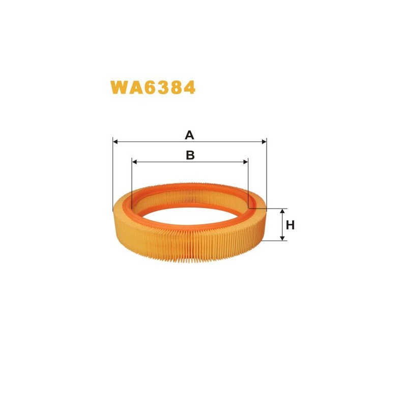 WA6384 Filtr Powietrza Wix