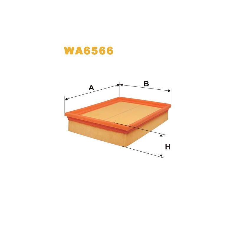 WA6566 Filtr Powietrza Wix