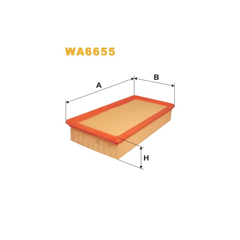 WA6655 Filtr Powietrza Wix