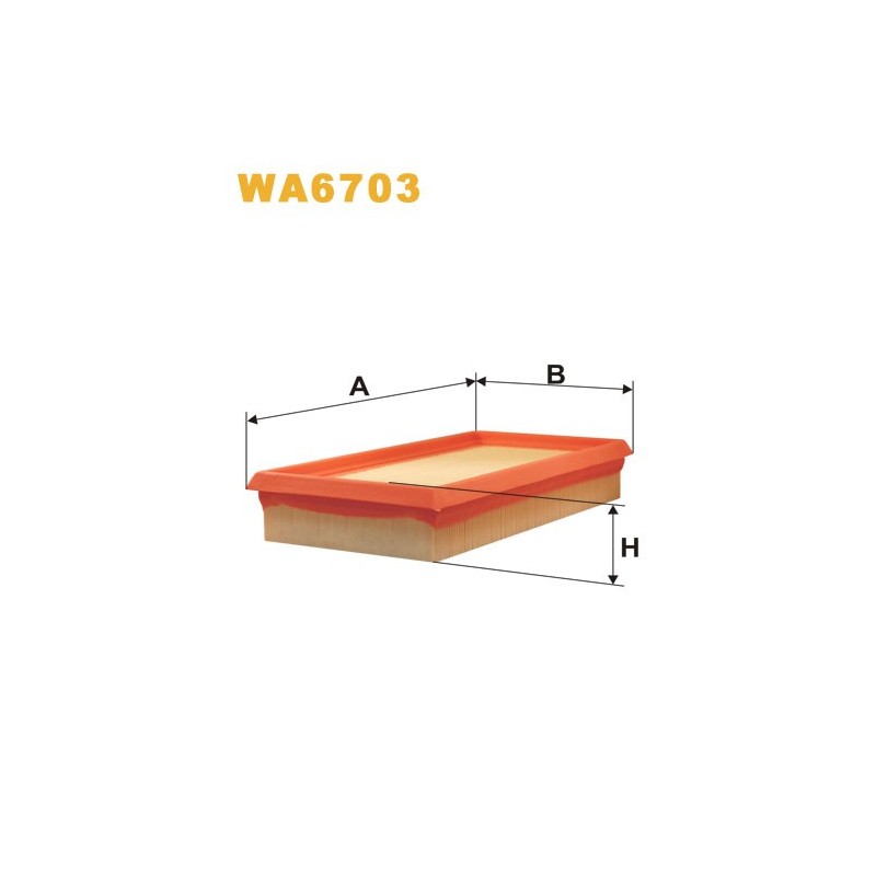 WA6703 Filtr Powietrza Wix