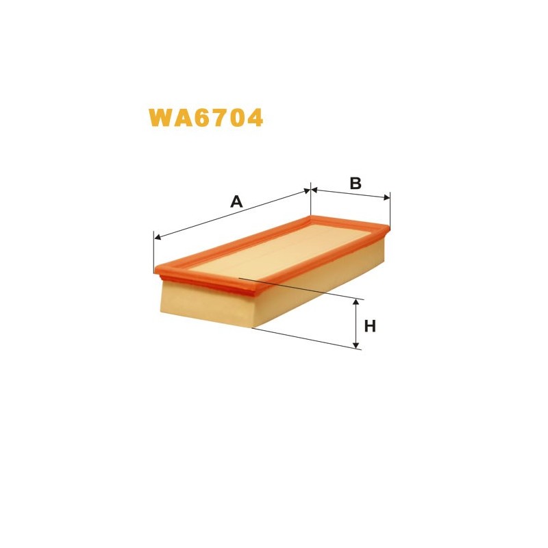 WA6704 Filtr Powietrza Wix