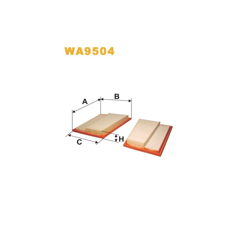 WA9504 Filtr Powietrza Wix