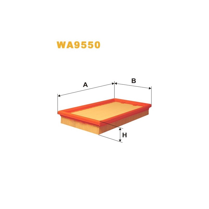 WA9550 Filtr Powietrza Wix