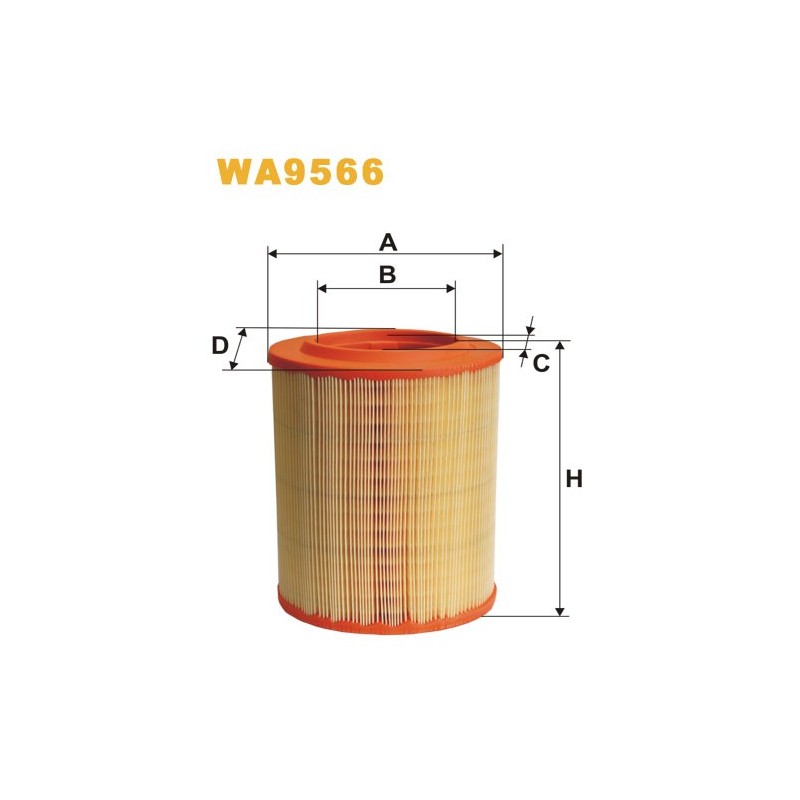 WA9566 Filtr Powietrza Wix