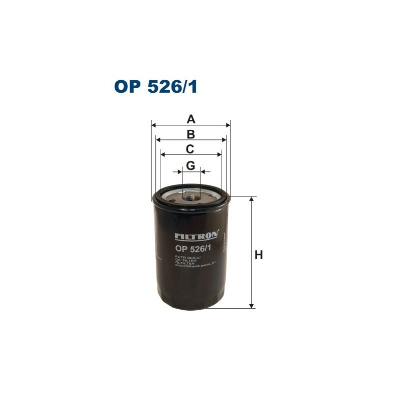 OP526/1 Filtr Oleju Filtron