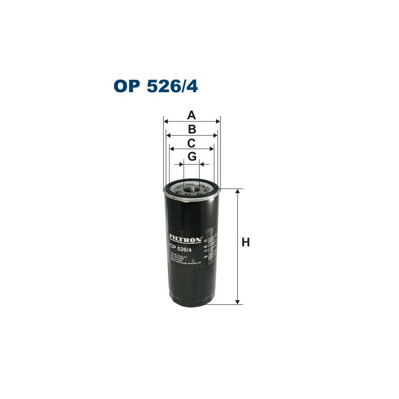 OP526/4 Filtr Oleju Filtron
