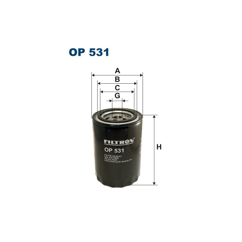 OP531 Filtr Oleju Filtron