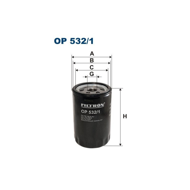 OP532/1 Filtr Oleju Filtron