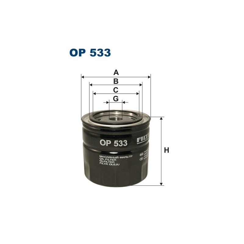 OP533 Filtr Oleju Filtron