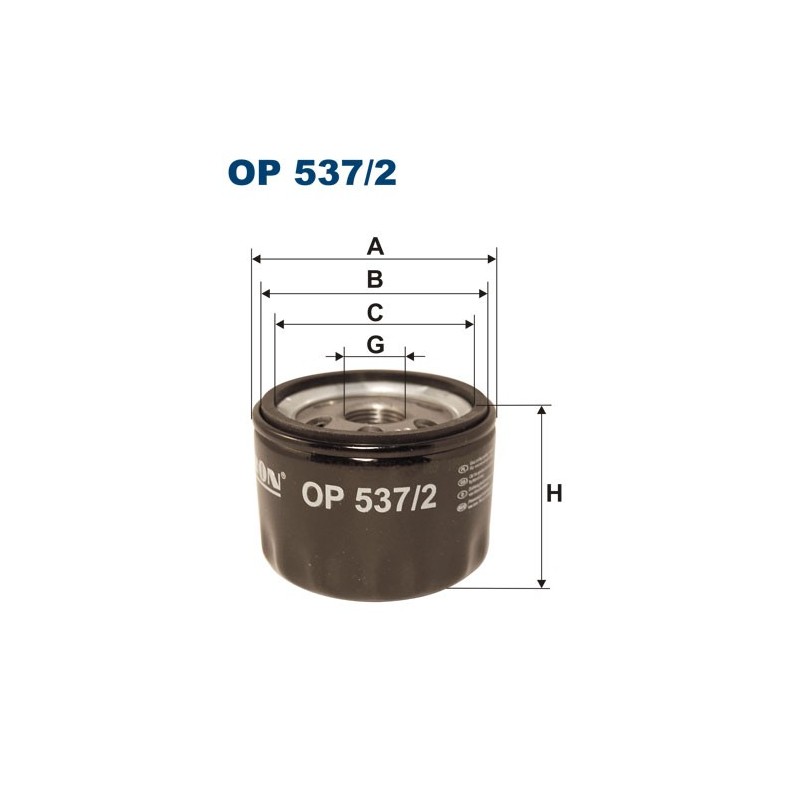 OP537/2 Filtr Oleju Filtron