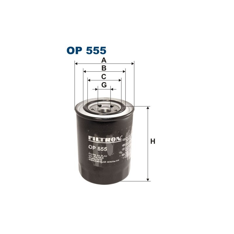 OP555 Filtr Oleju Filtron