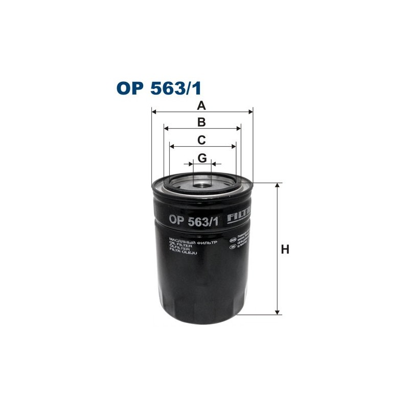 OP563/1 Filtr Oleju Filtron