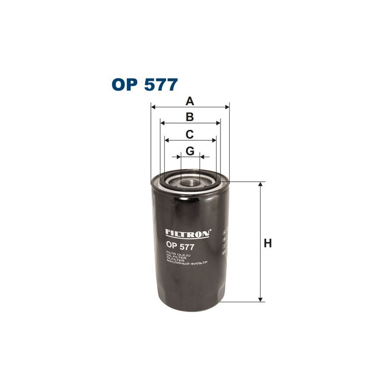 OP577 Filtr Oleju Filtron