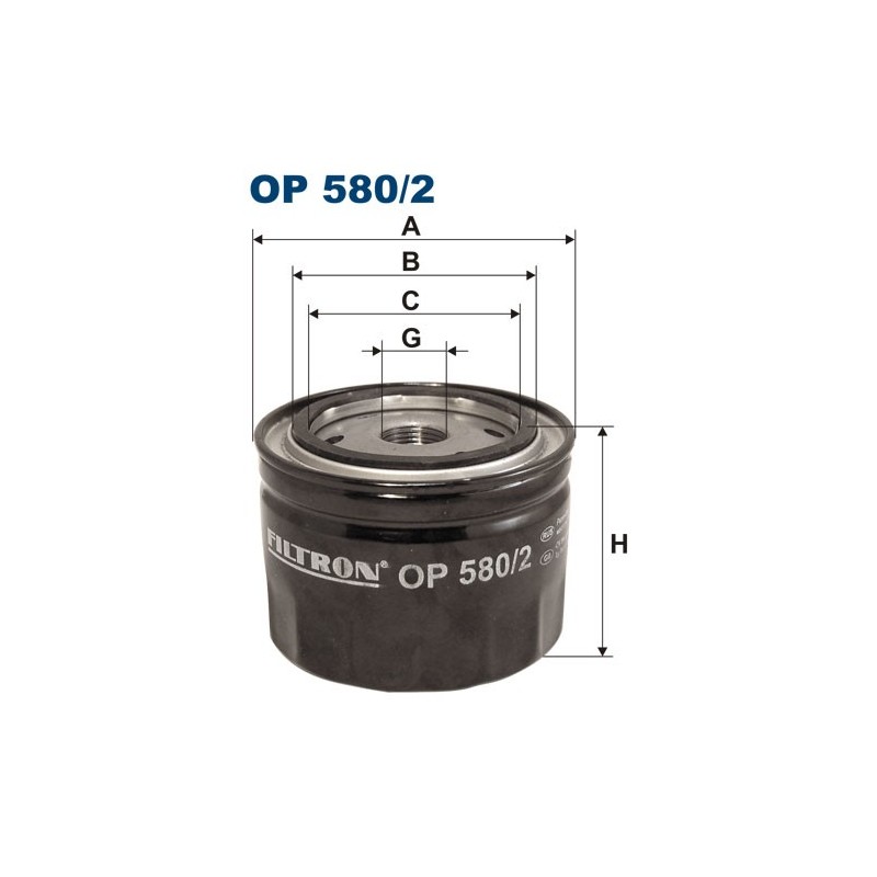 OP580/2 Filtr Oleju Filtron