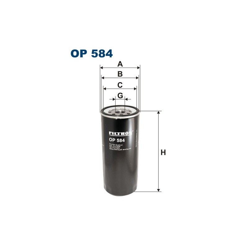 OP584 Filtr Oleju Filtron