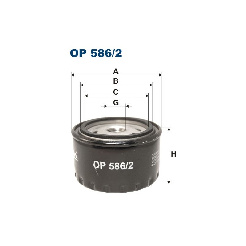 OP586/2 Filtr Oleju Filtron