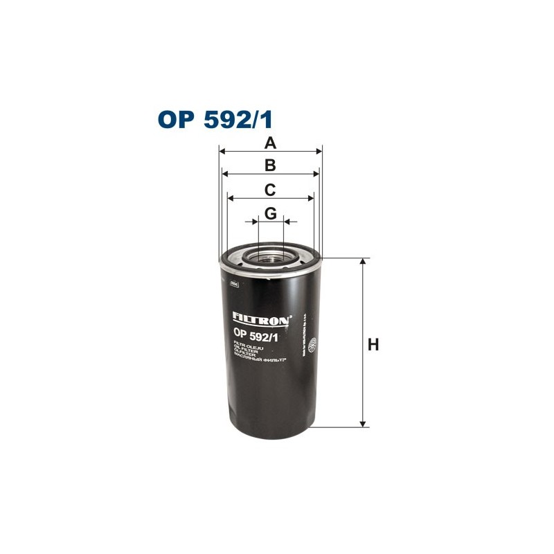 OP592/1 Filtr Oleju Filtron