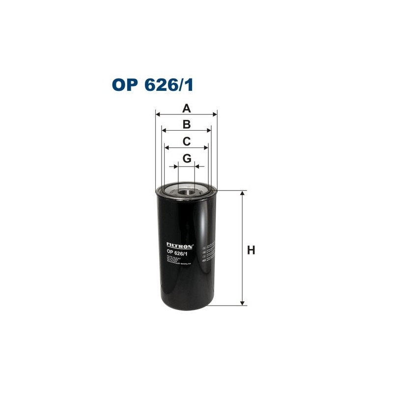 OP626/1 Filtr Oleju Filtron