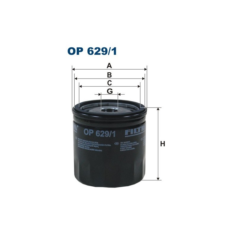 OP629/1 Filtr Oleju Filtron