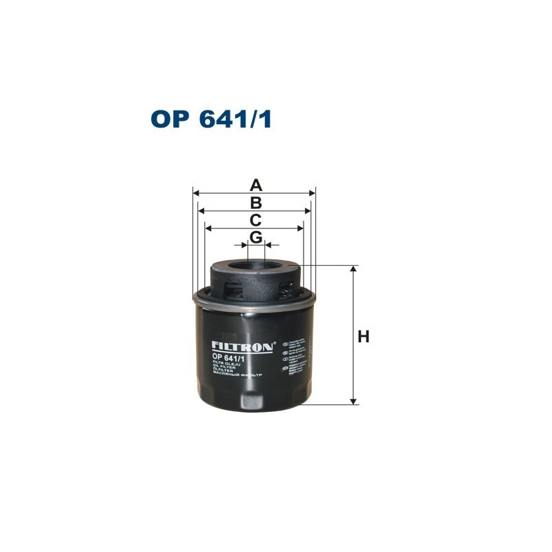 OP641/1 Filtr Oleju Filtron
