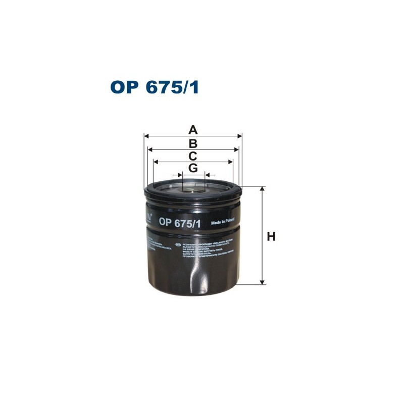 OP675/1 Filtr Oleju Filtron