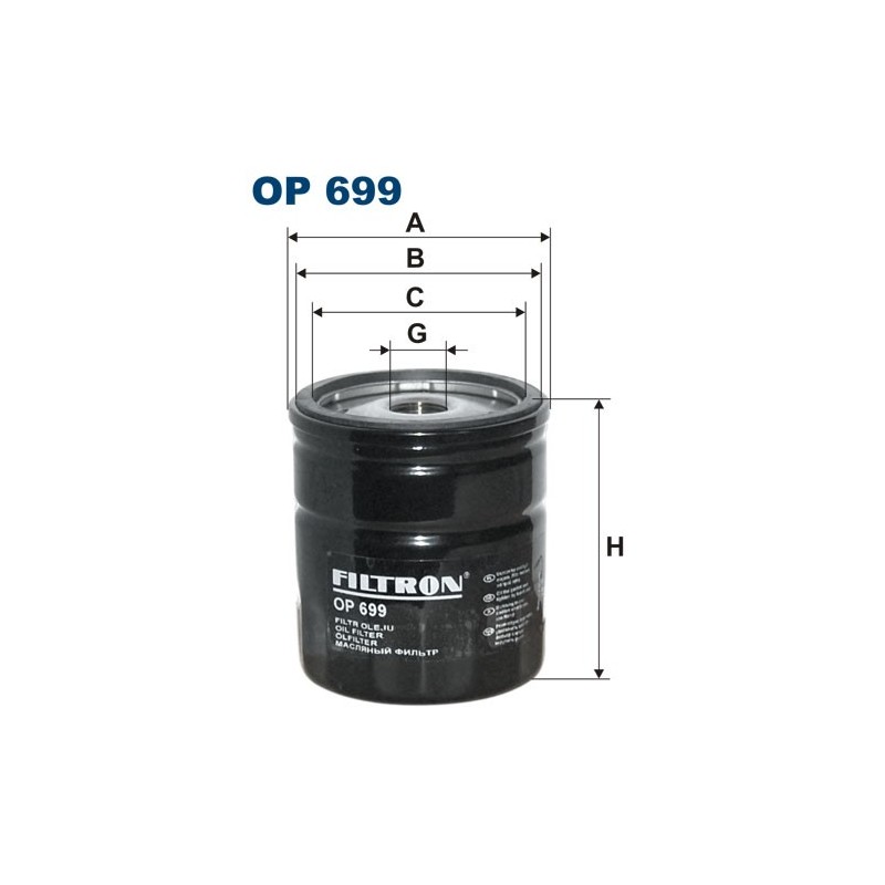 OP699 Filtr Oleju Filtron