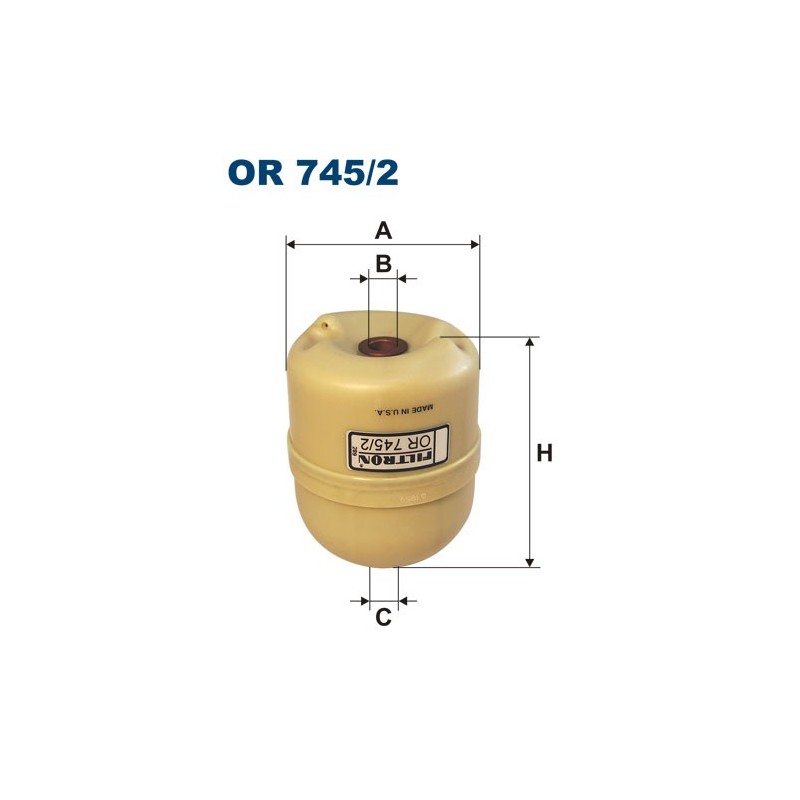 OR745/2 Filtr Oleju Filtron