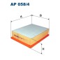 AP058/4 Filtr Powietrza Filtron