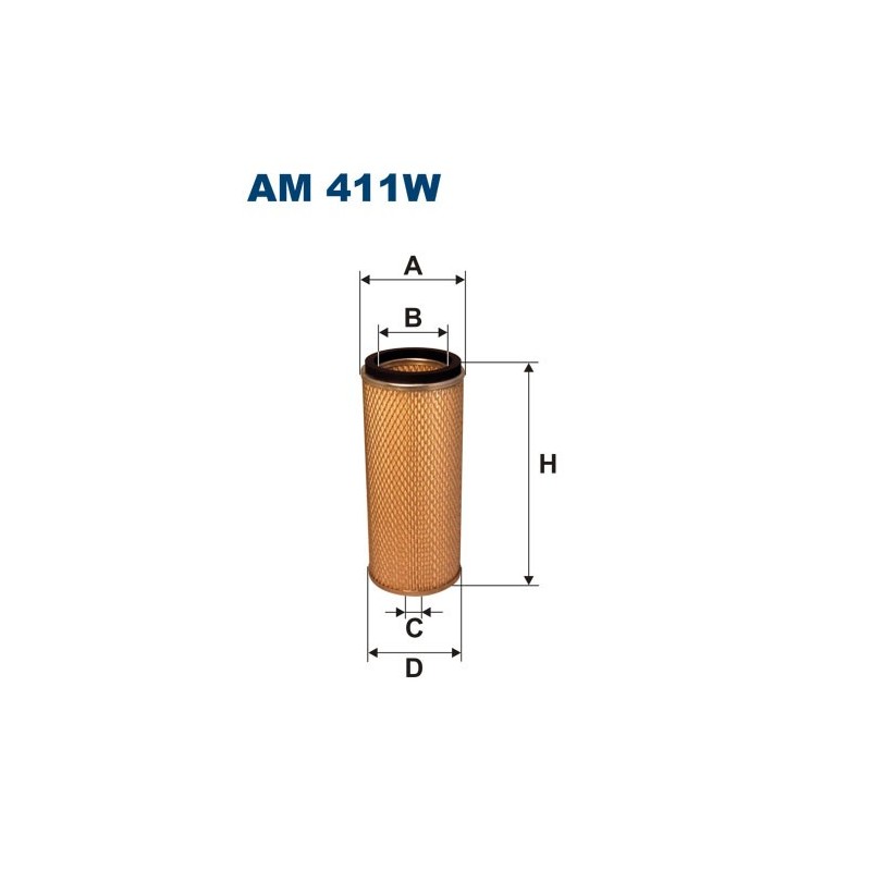 AM411W Filtr Powietrza Filtron