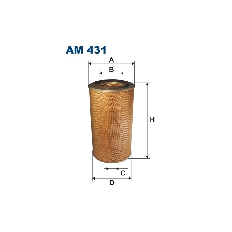 AM431 Filtr Powietrza Filtron