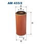 AM433/2 Filtr Powietrza Filtron