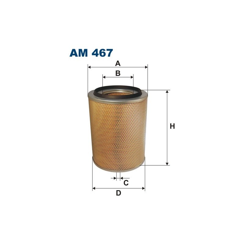 AM467 Filtr Powietrza Filtron