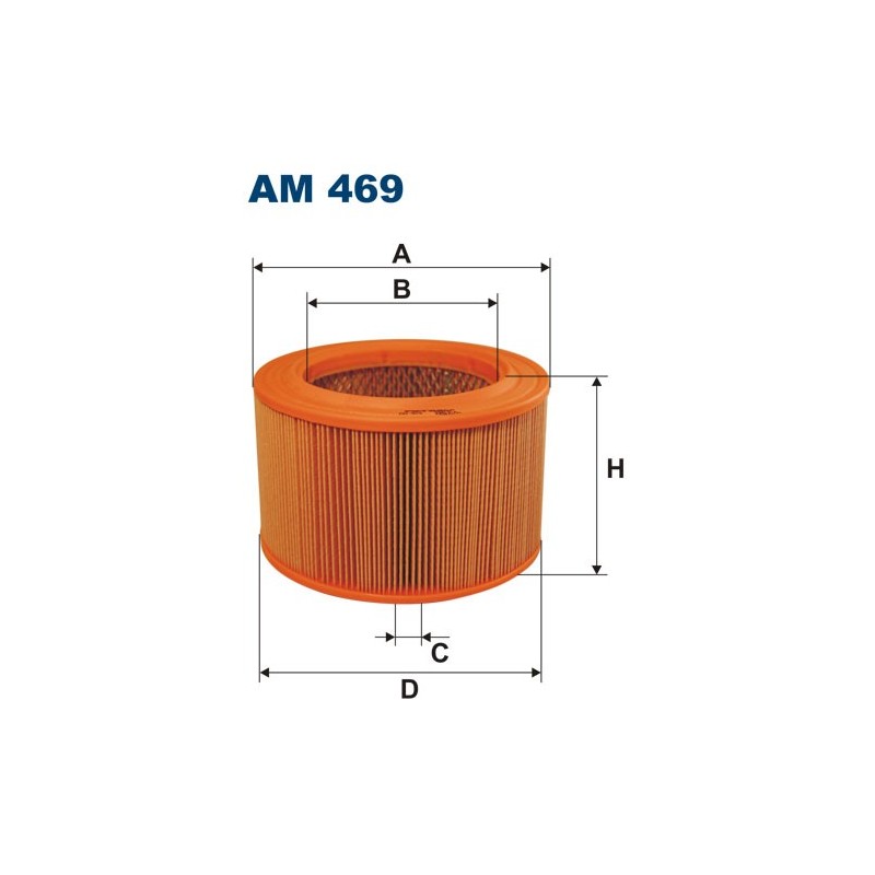 AM469 Filtr Powietrza Filtron