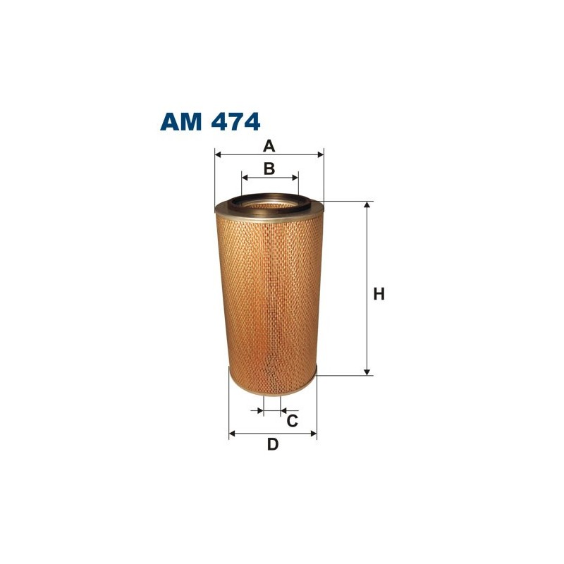 AM474 Filtr Powietrza Filtron