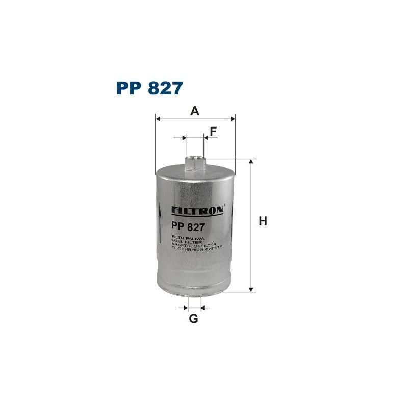 PP827 Filtr Paliwa Filtron