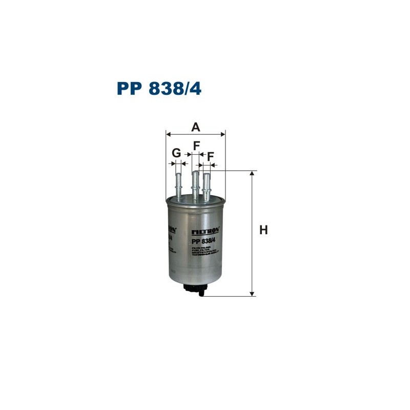PP838/4 Filtr Paliwa Filtron