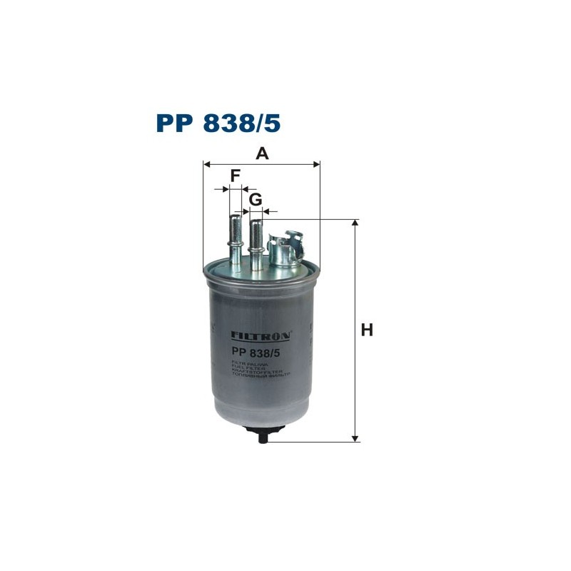 PP838/5 Filtr Paliwa Filtron