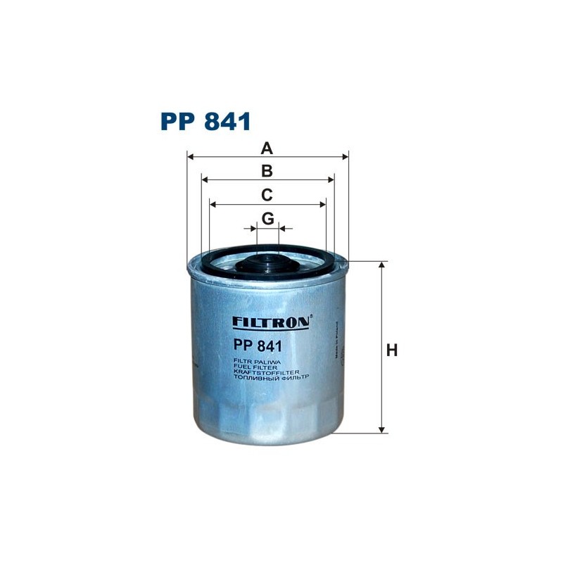 PP841 Filtr Paliwa Filtron