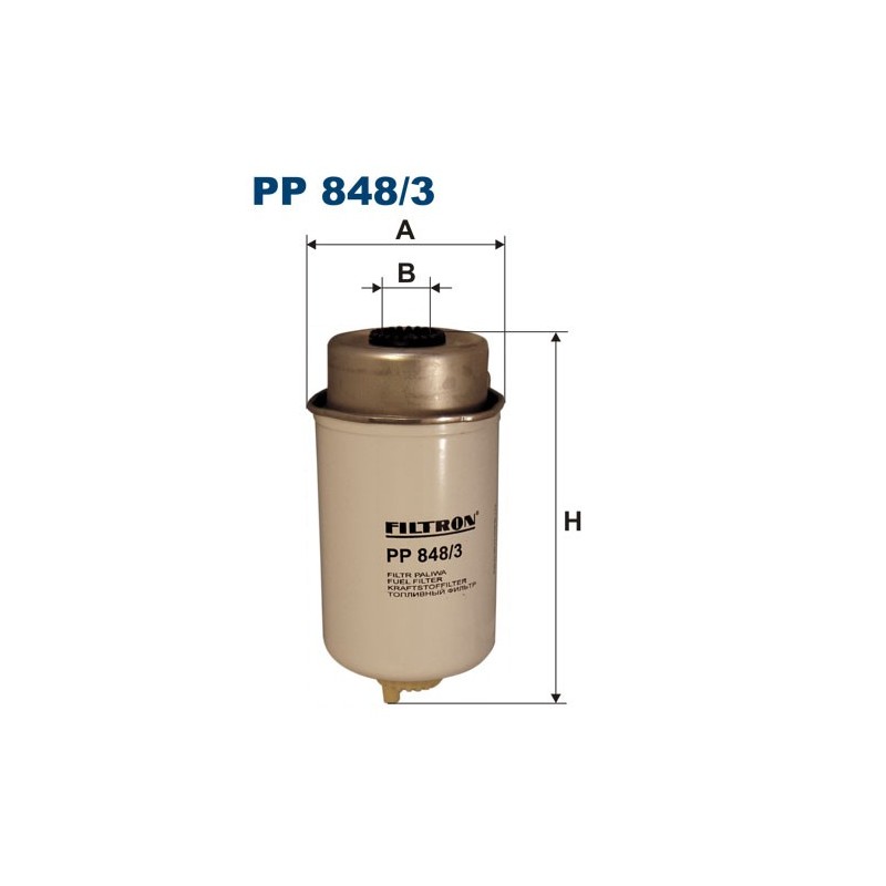 PP848/3 Filtr Paliwa Filtron