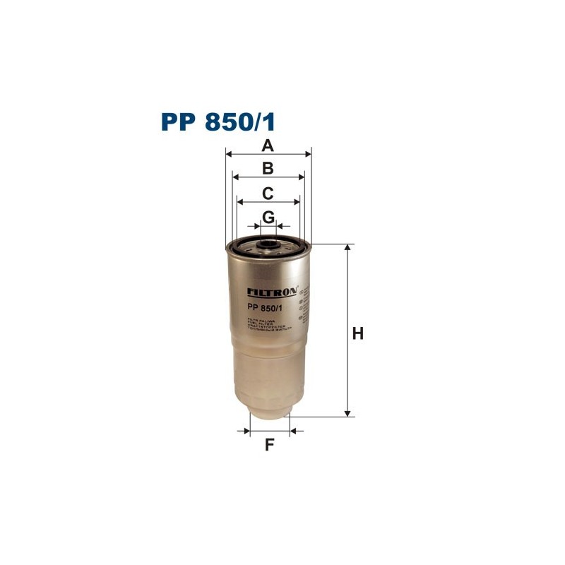 PP850/1 Filtr Paliwa Filtron