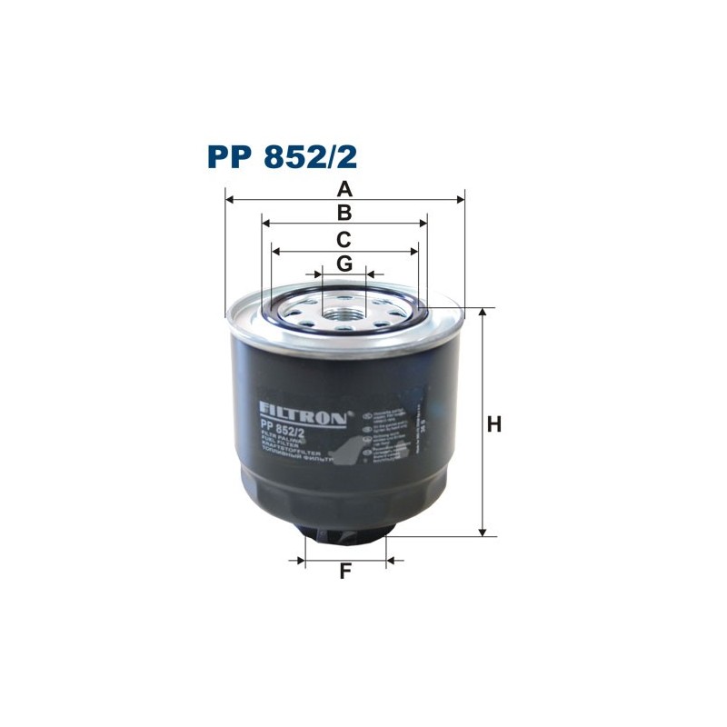PP852/2 Filtr Paliwa Filtron