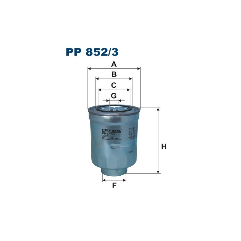 PP852/3 Filtr Paliwa Filtron