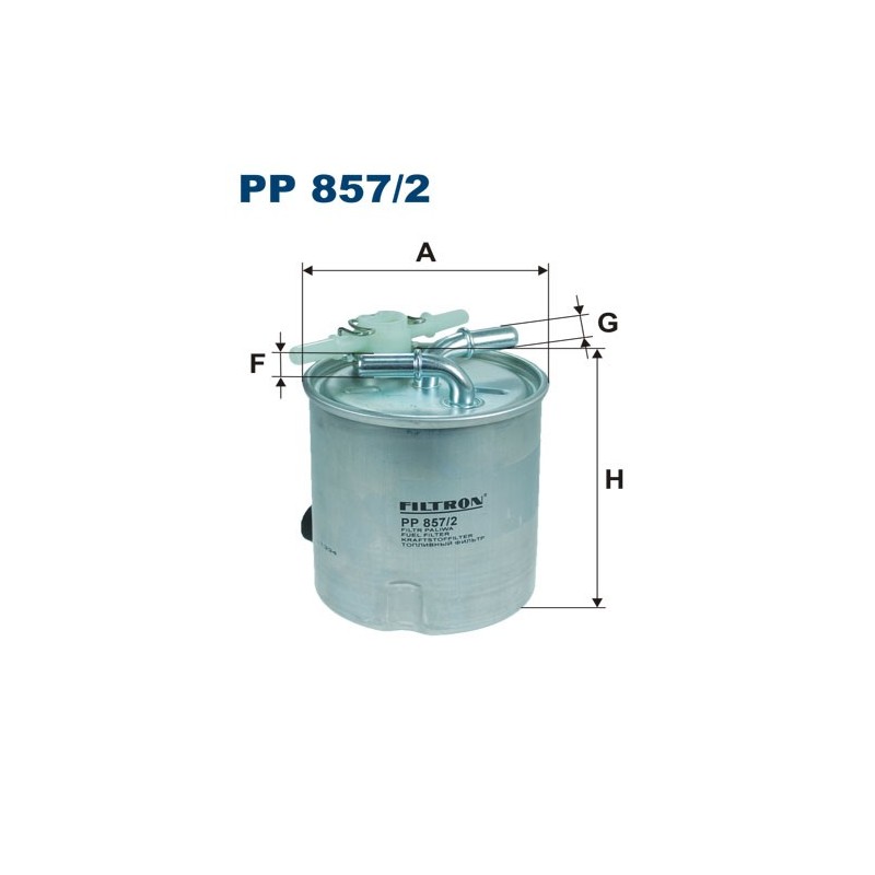 PP857/2 Filtr Paliwa Filtron