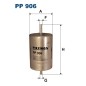 PP906 Filtr Paliwa Filtron