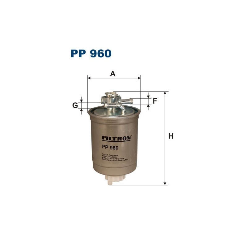 PP960 Filtr Paliwa Filtron