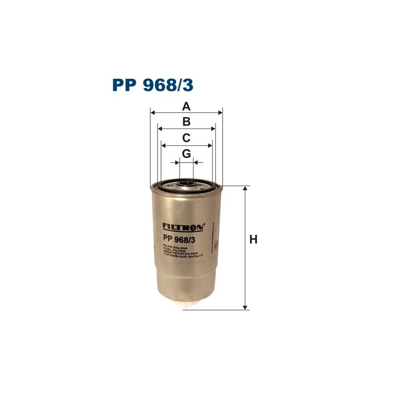 PP968/3 Filtr Paliwa Filtron