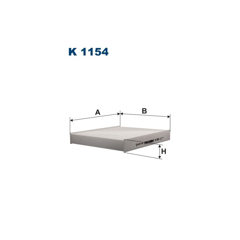 K1154 Filtr Kabinowy Filtron